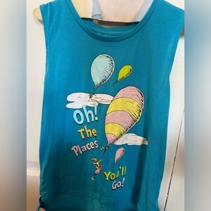 Dr Seuss tank top - fits Women’s XS or kids XL - Dr Seuss week